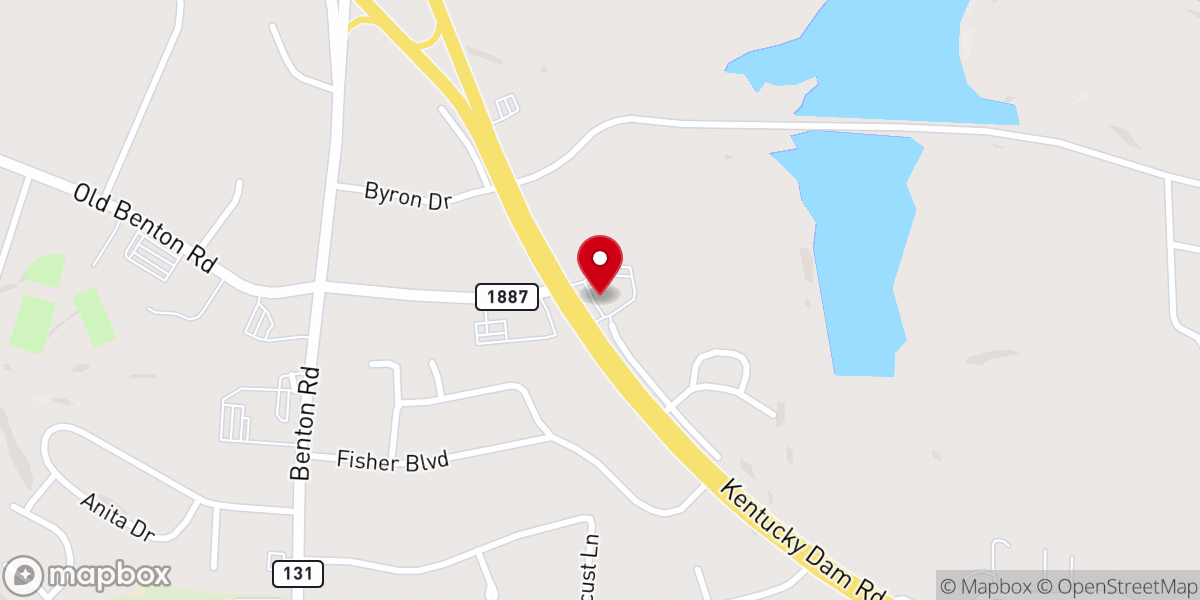 Map showing location of Reidland Church