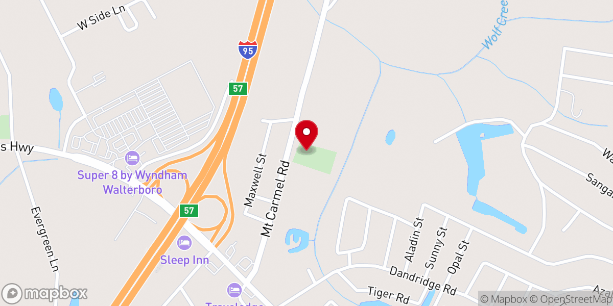 Map showing location of Grace Advent Christian Church