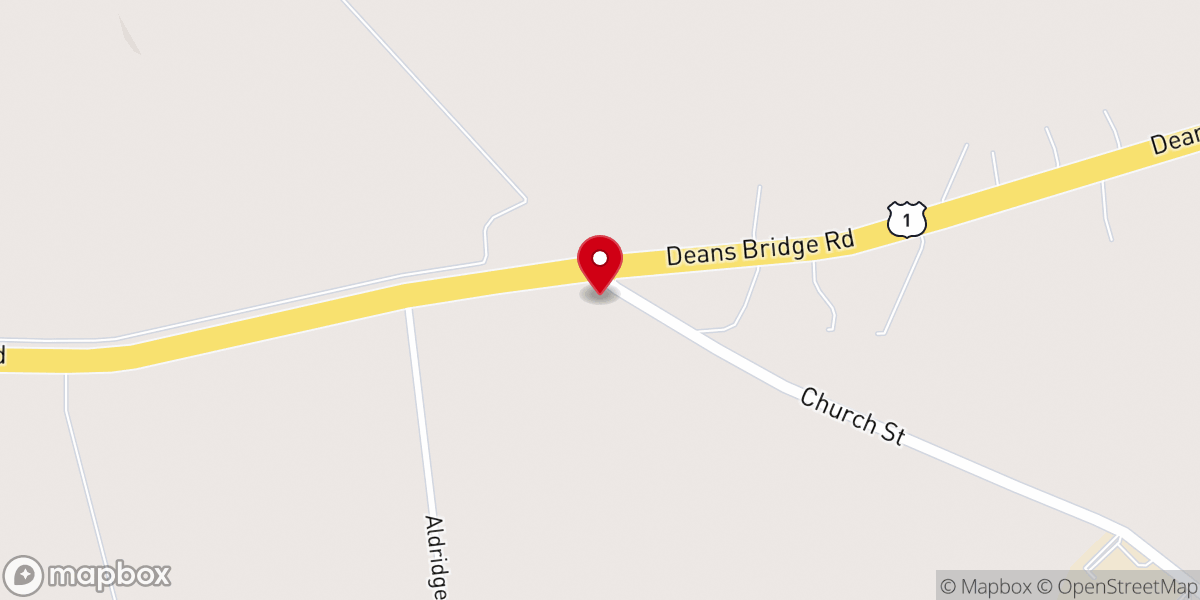 Map showing location of The Pecan Barn