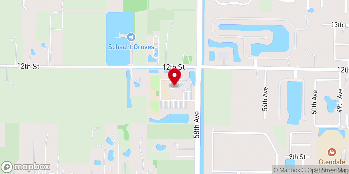 Map showing location of Pathway Church