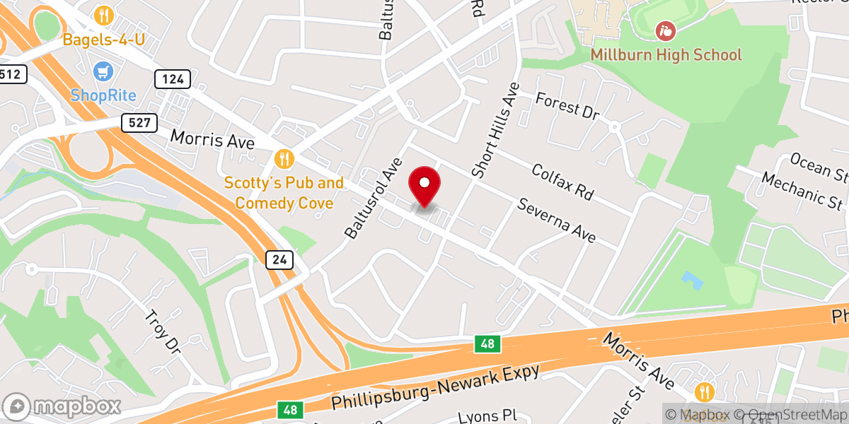 Map showing location of Episcopal Preaching Foundation Inc