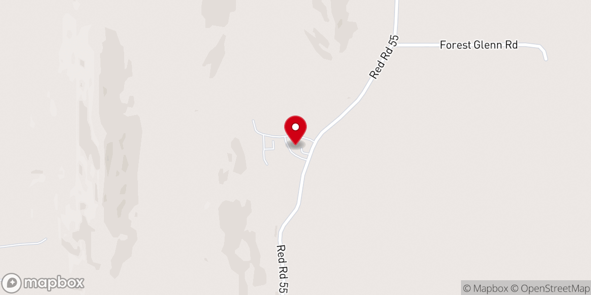 Map showing location of Hall Farms Weddings and Events