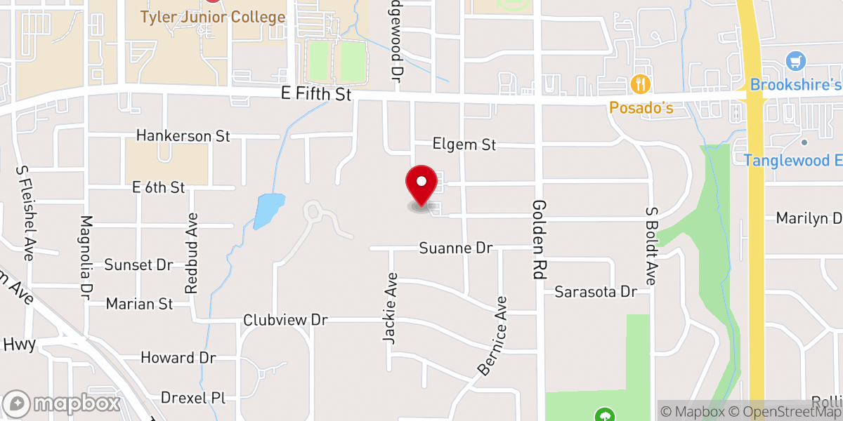 Map showing location of Trinity Lutheran Church LC-MS