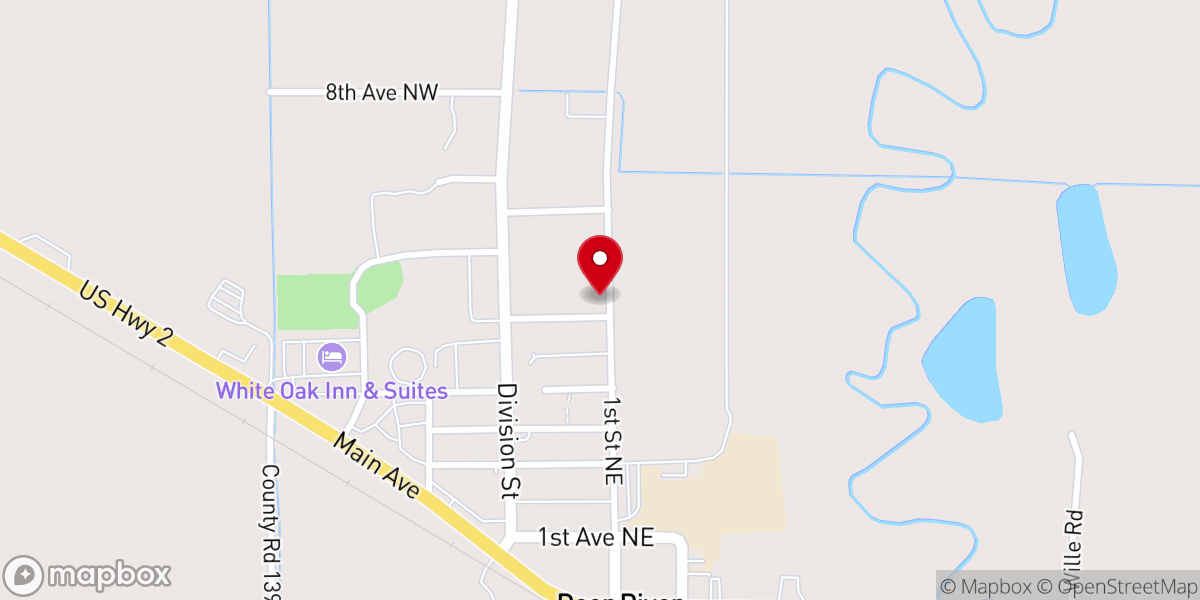 Map showing location of Redeemer Lutheran Church - LCMS