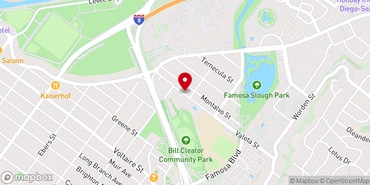 Map showing location of Science of Mind Church