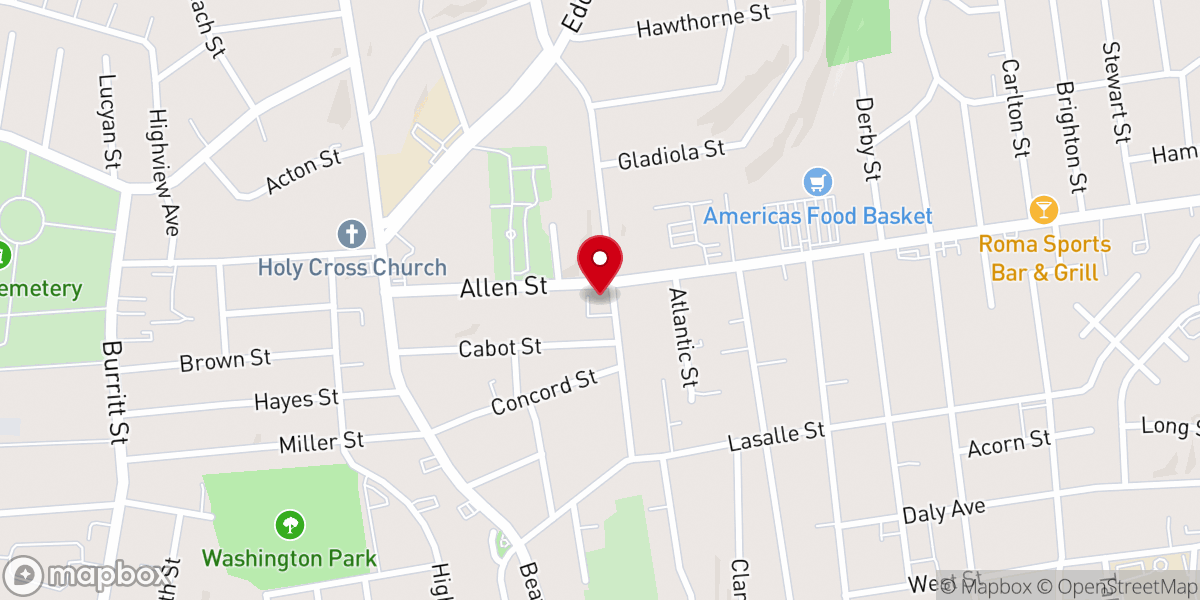 Map showing location of St Thomas Cultural Center Ballroom