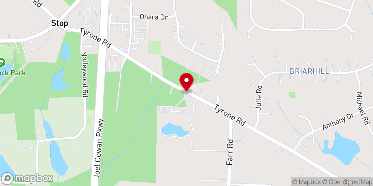 Map showing location of Bethel Atlanta