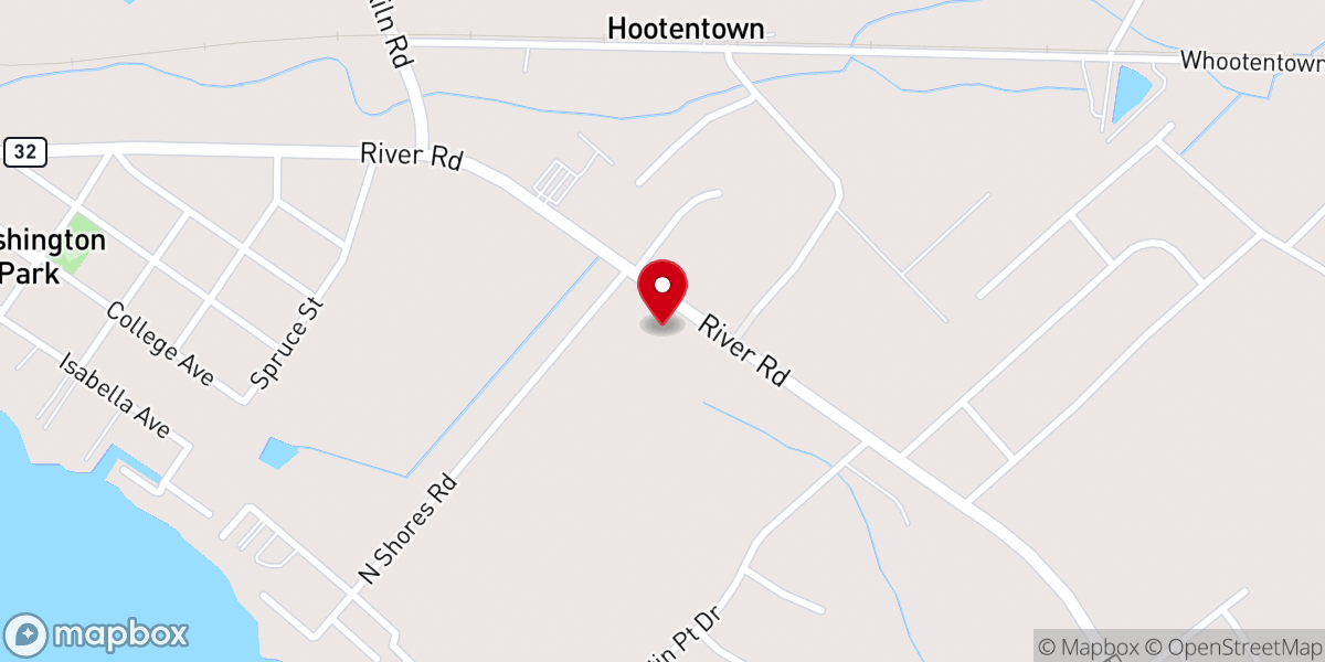 Map showing location of Calvary Chapel IBX