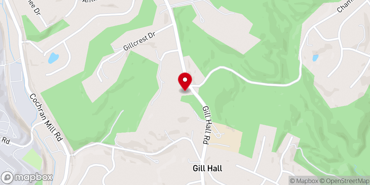 Map showing location of Jefferson United Presbyterian Church