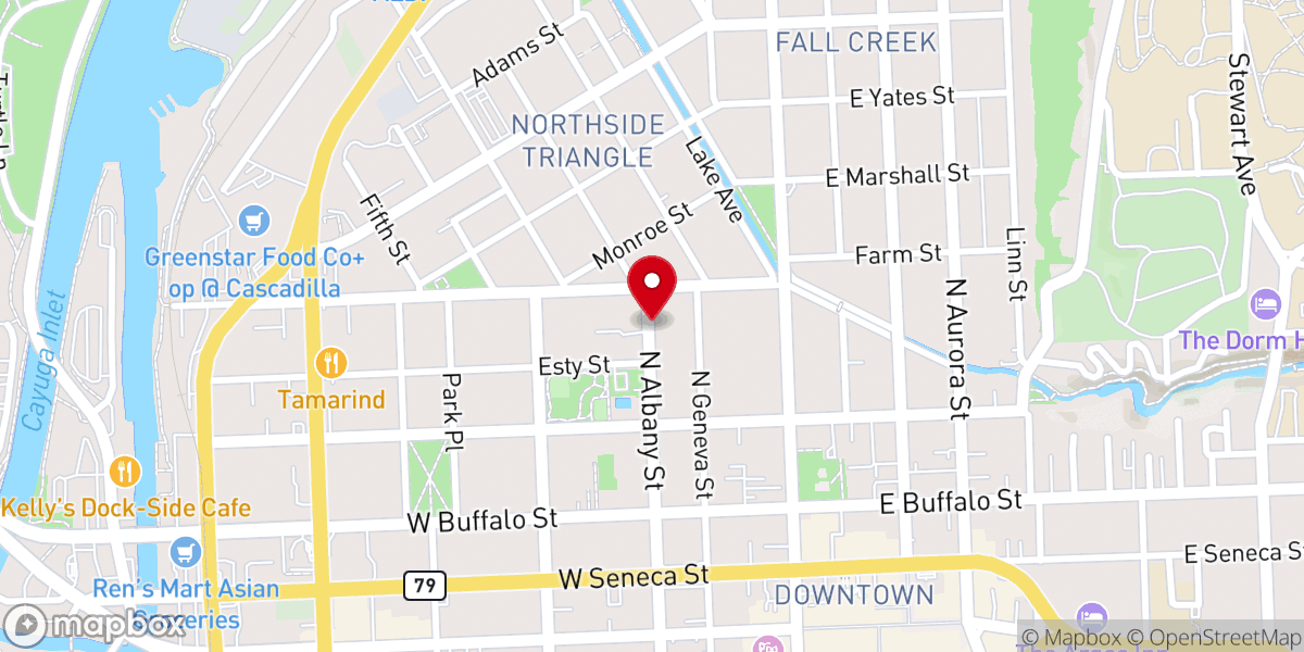 Map showing location of Community Faith Partnership Inc