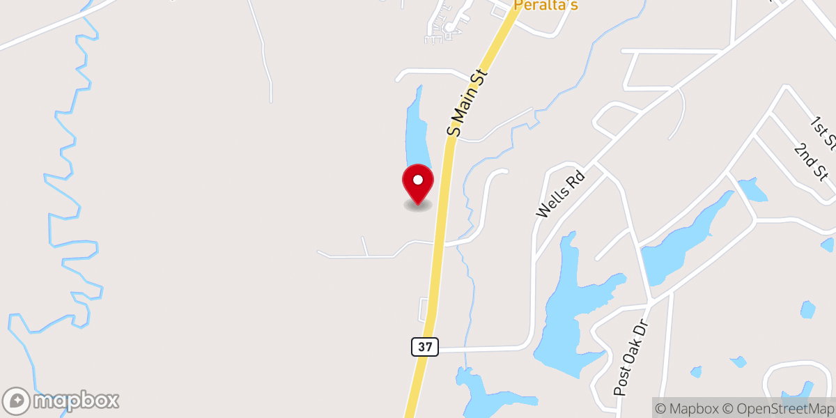 Map showing location of New Life Baptist Fellowship