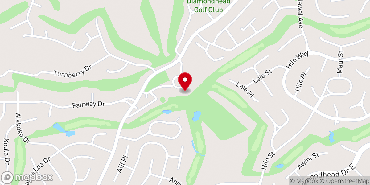 Map showing location of The Club at Diamondhead