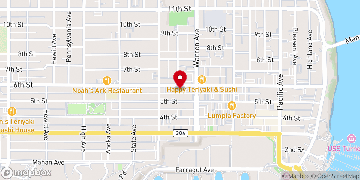 Map showing location of Trinity Bible Fellowship
