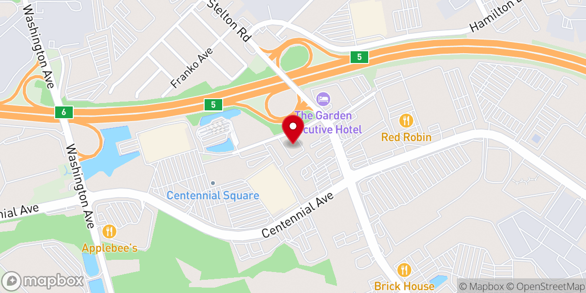 Map showing location of The Church in Piscataway - a Non- Profit Corporation