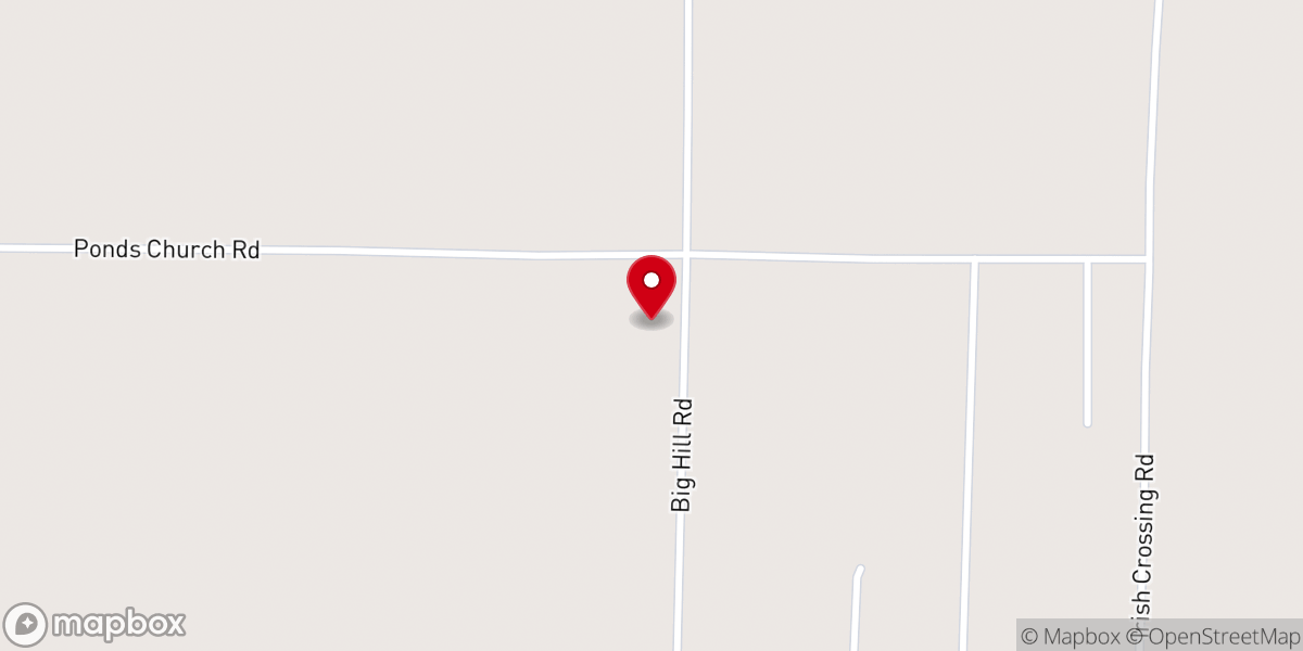 Map showing location of St. Patrick's Catholic Church