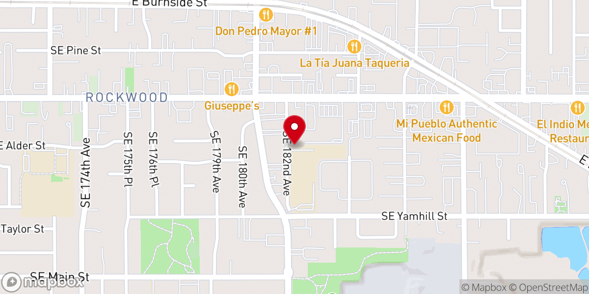 Map showing location of AS IS Church