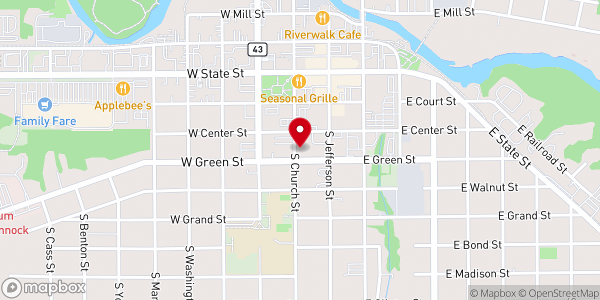 Map showing location of Coughlin Home Improvement