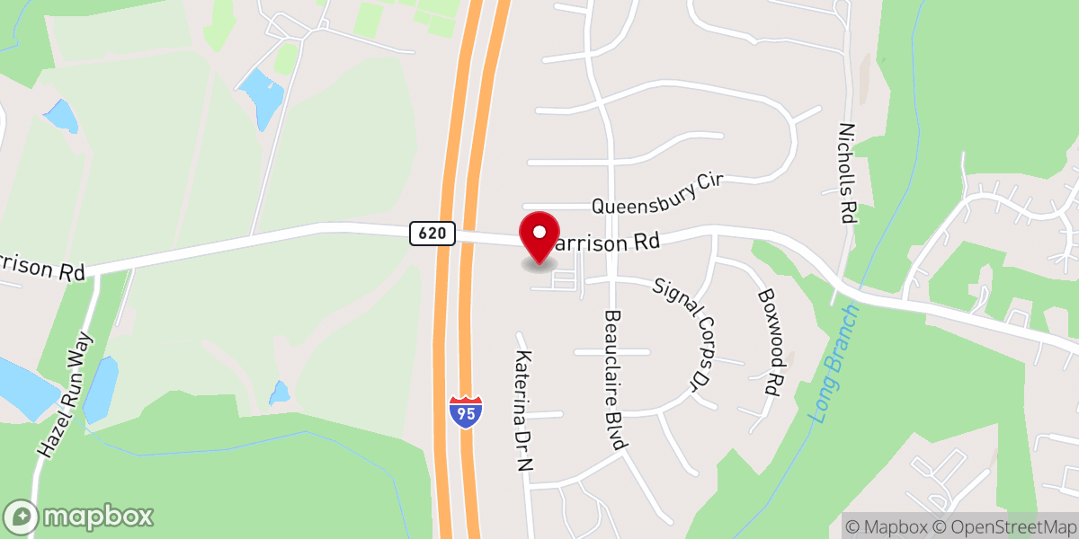 Map showing location of Redeemer Lutheran Church and Preschool