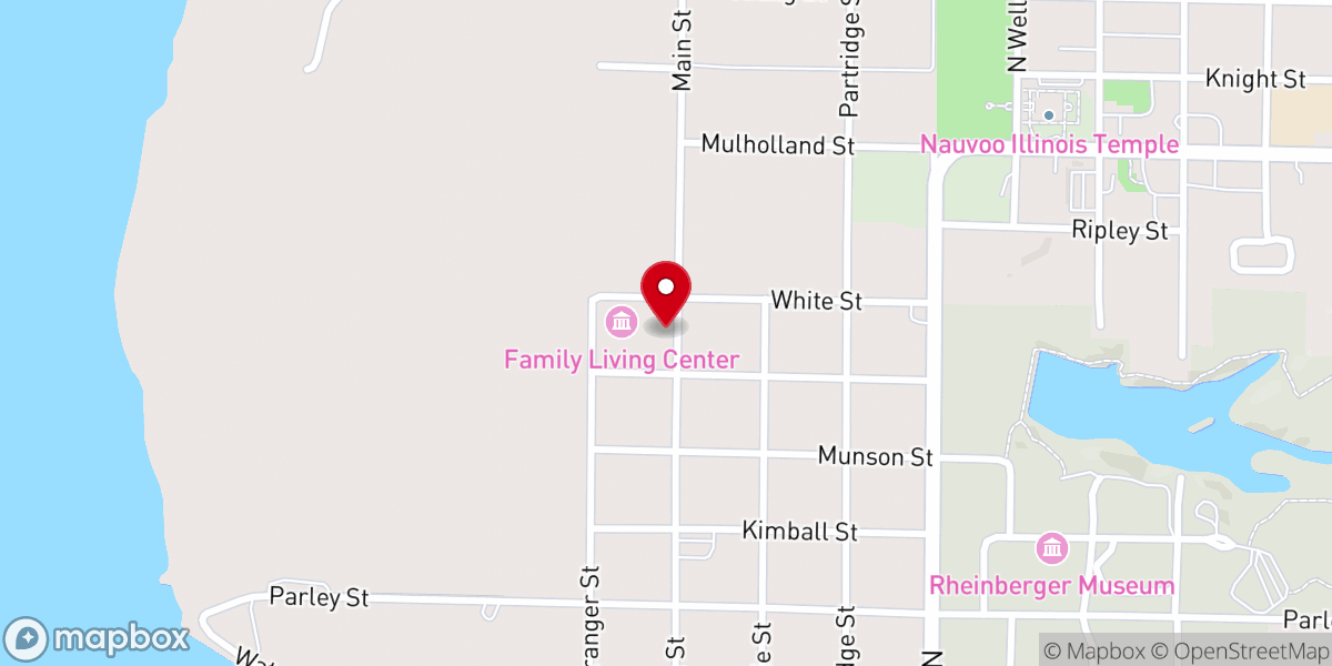Map showing location of Scovil Bakery