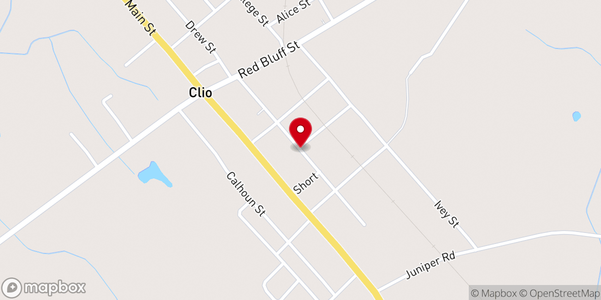 Map showing location of St Peters AME Zion Church