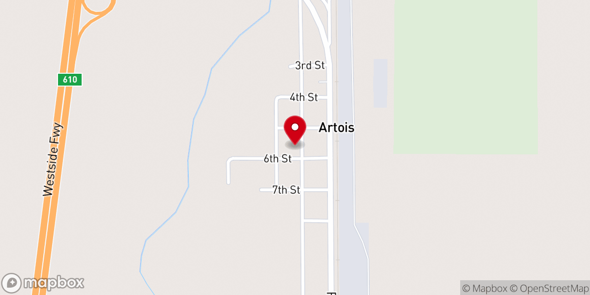 Map showing location of St Paul Lutheran Church