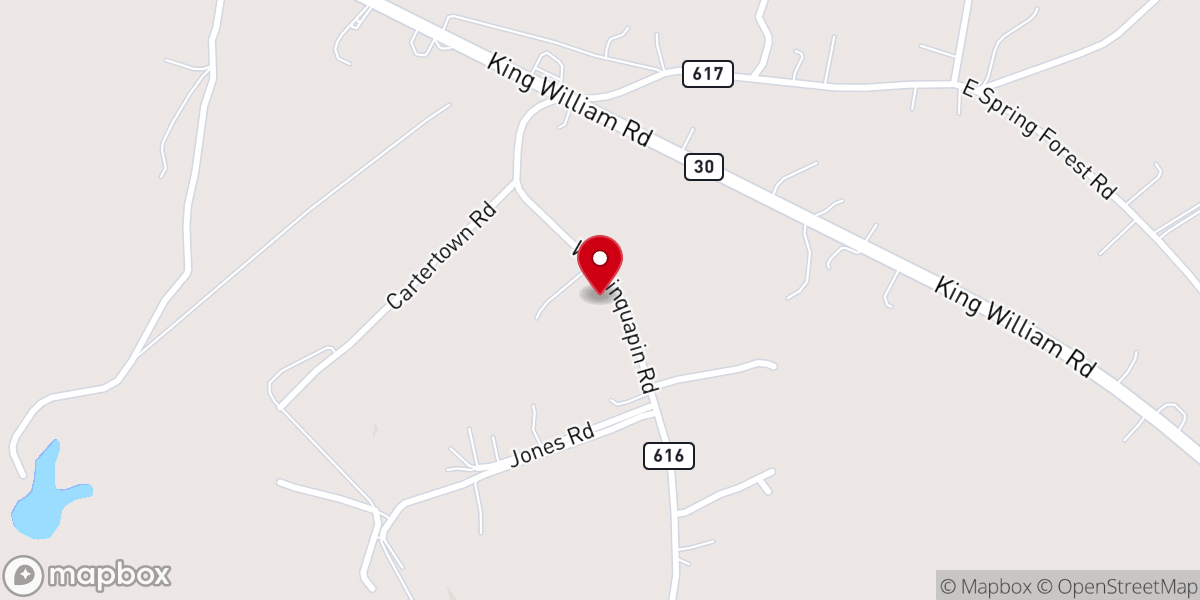 Map showing location of Christian Fellowship Ministry