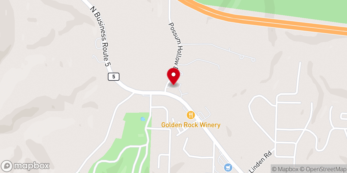 Map showing location of Southside Church