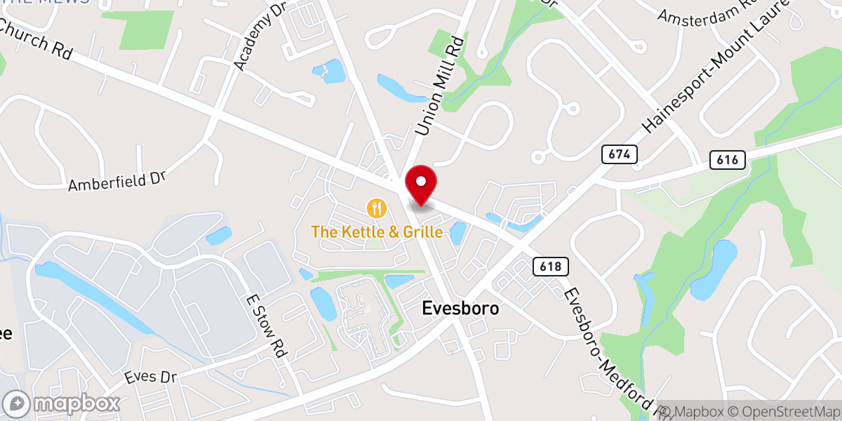 Map showing location of Traino's Wine & Spirits