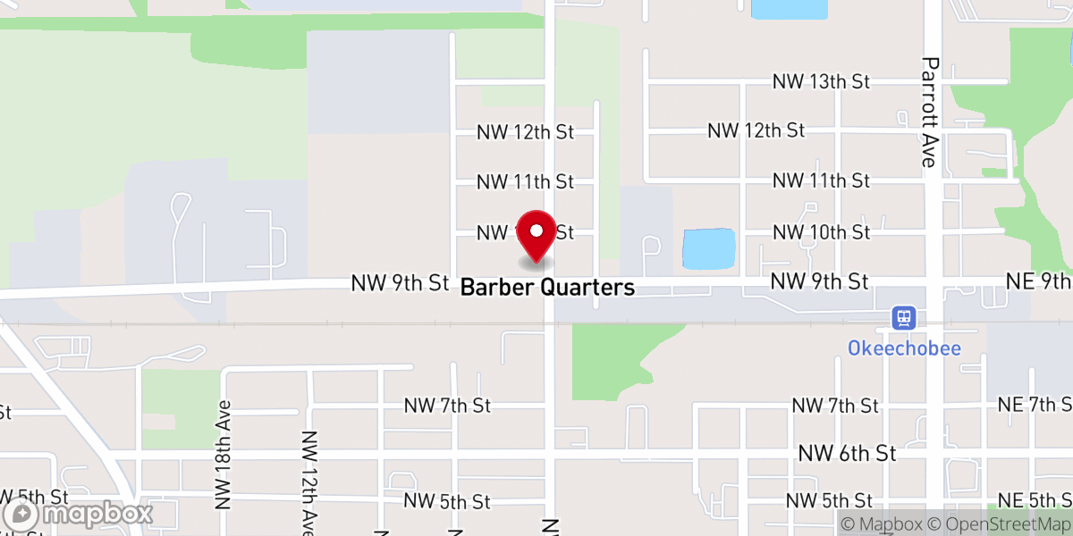 Map showing location of First Missionary Baptist Church