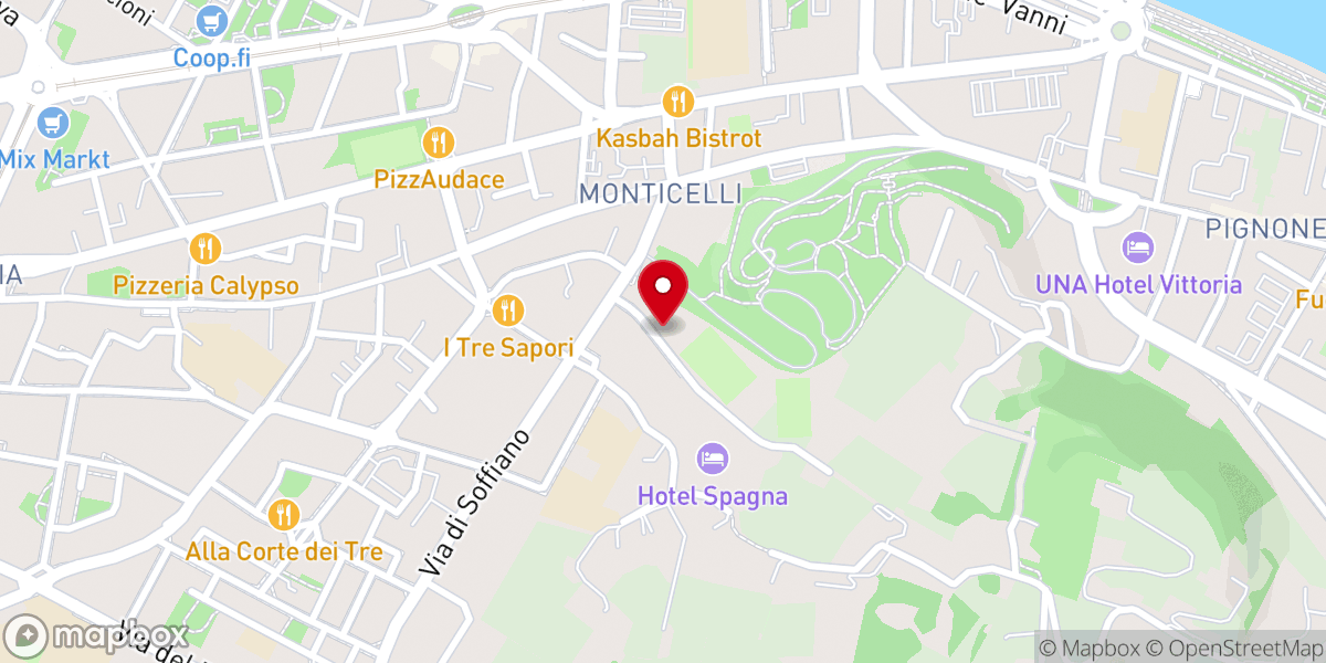 Map showing location of Chiesa Parrocchiale Santissimo Crocifisso a Monticelli