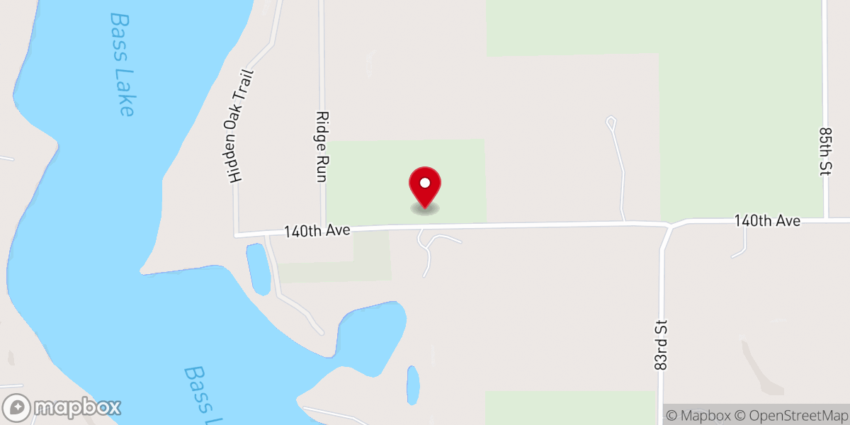 Map showing location of Barn Church