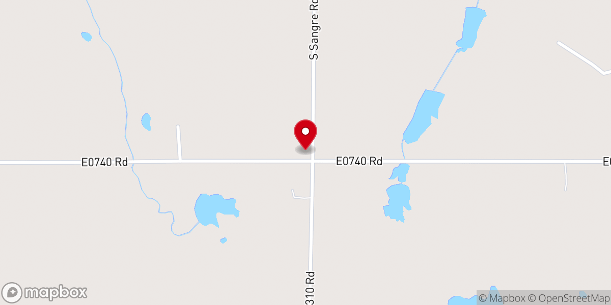 Map showing location of Olivet Church