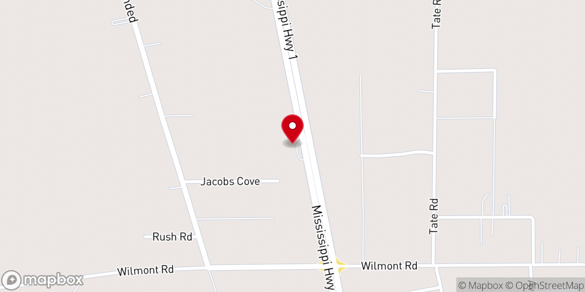 Map showing location of Swiftwater Church
