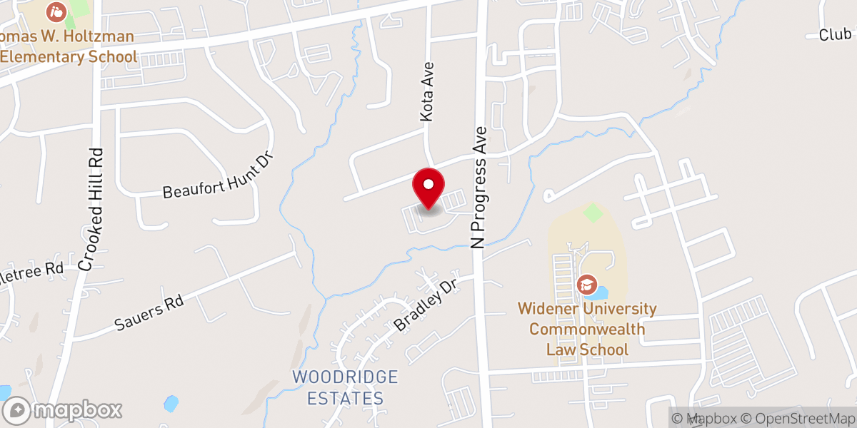 Map showing location of Conewago Church Number 1