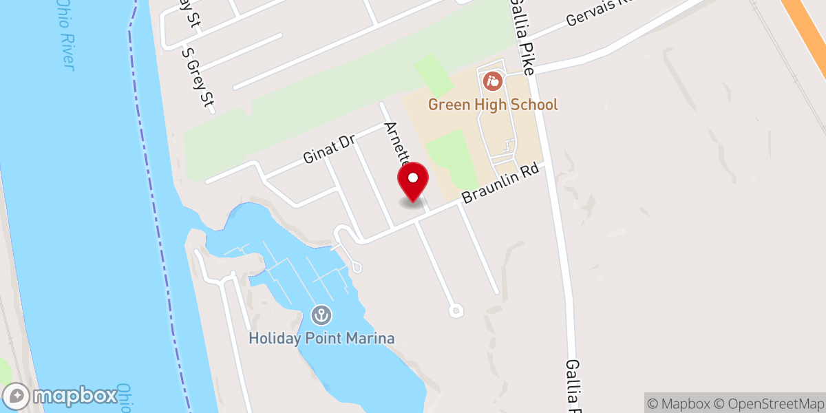 Map showing location of Plymouth Heights Church-Nazarene