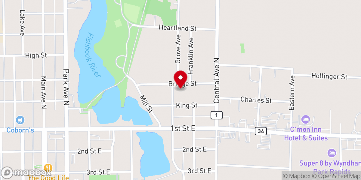 Map showing location of Restoration Christian Church