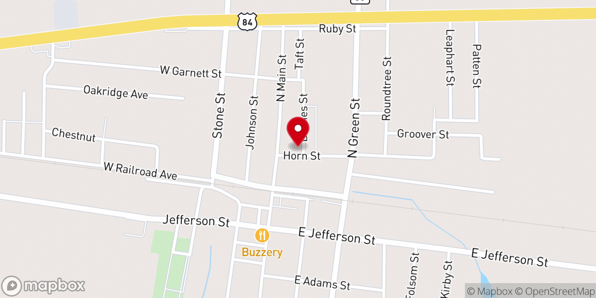 Map showing location of New Destiny Deliverance Ministries