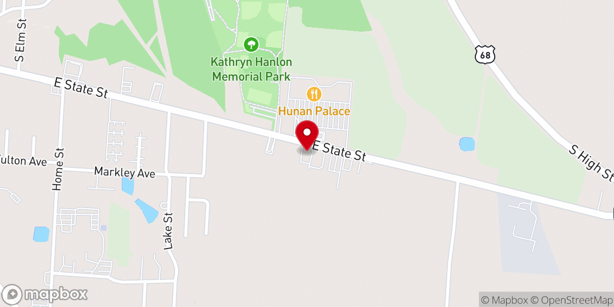Map showing location of Georgetown Church of the Nazarene