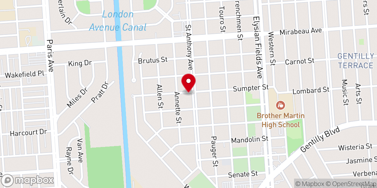 Map showing location of First New Zion Travelers Baptist Church