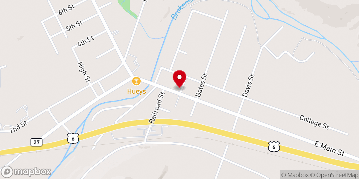 Map showing location of First United Methodist Church