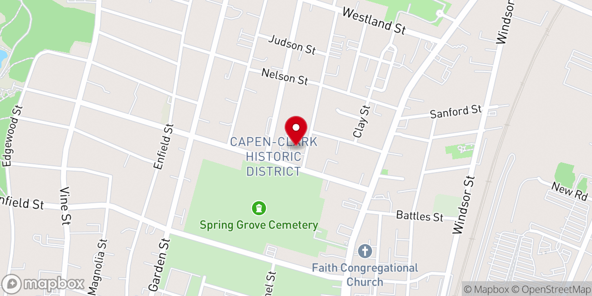 Map showing location of Assembly of El Shaddai