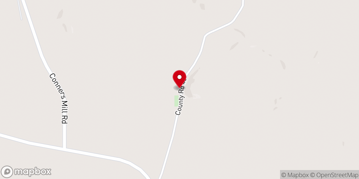 Map showing location of Philippi Church