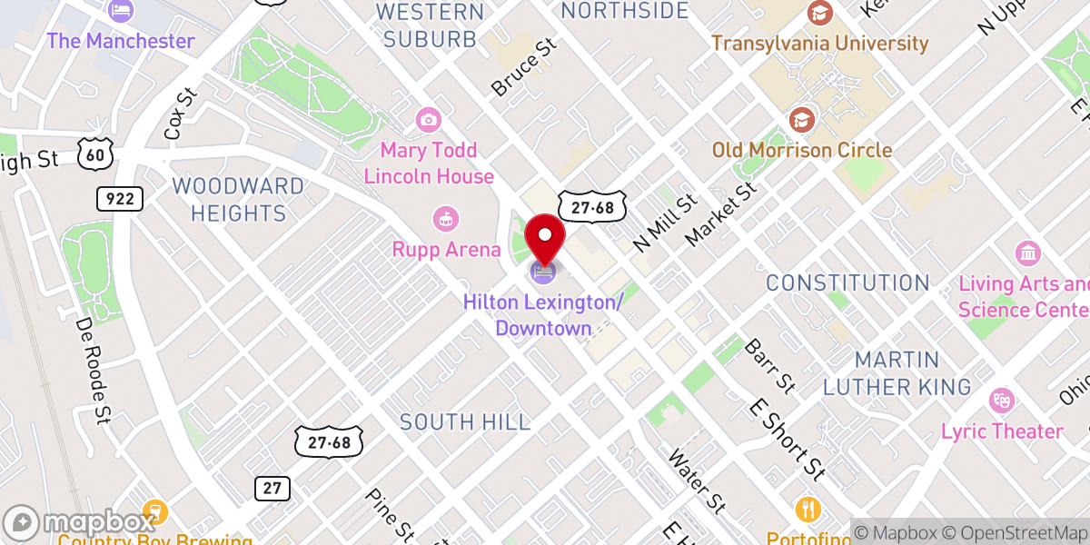 Map showing location of High Pointe Centre Church Inc