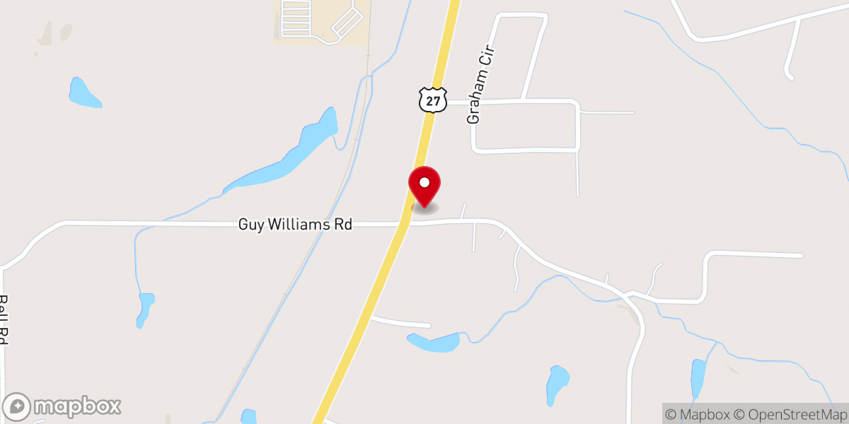 Map showing location of Grace Baptist Tabernacle