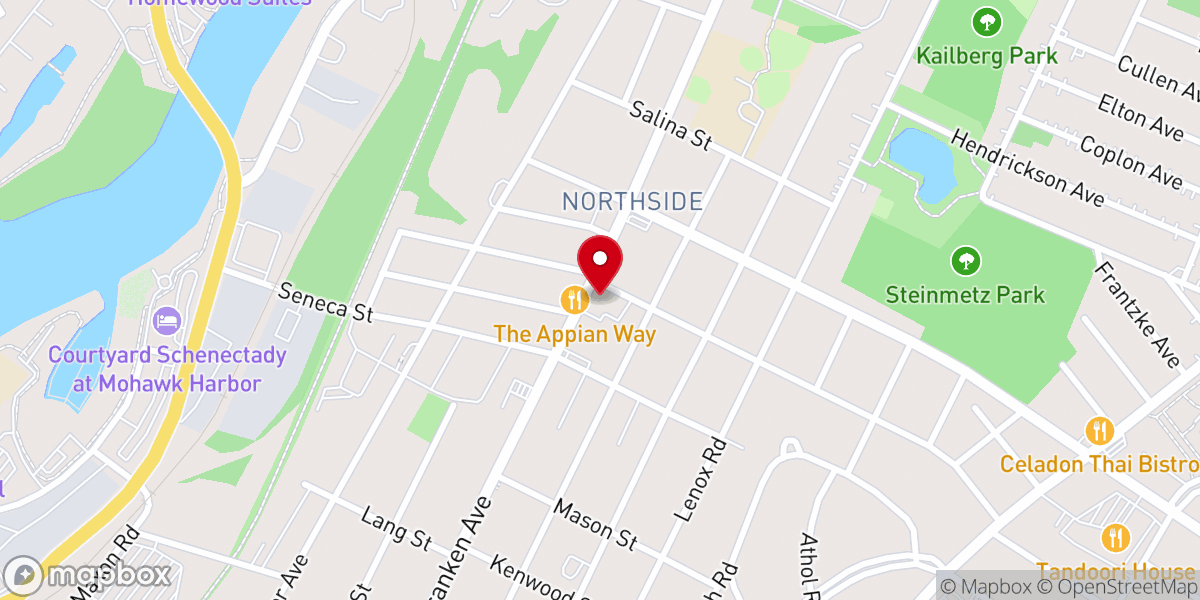 Map showing location of St Anthonys Church