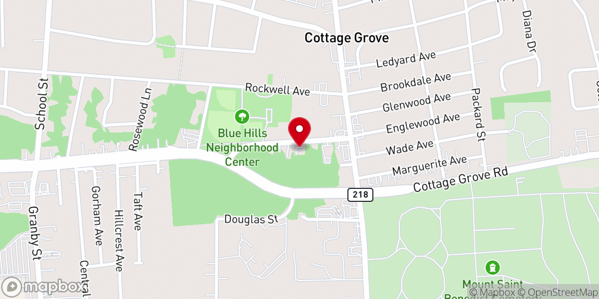 Map showing location of New Convent Baptist Church