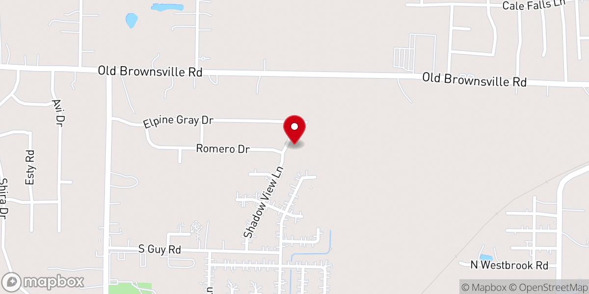Map showing location of Tommy Snyder Ministries