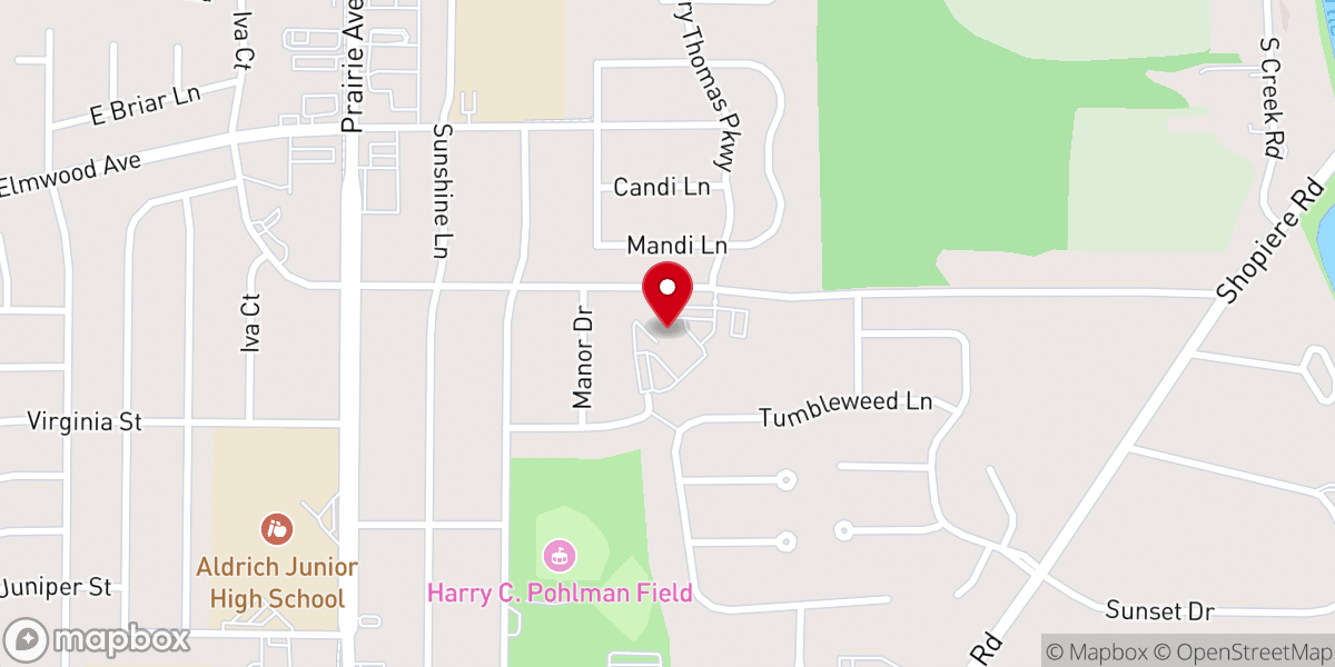 Map showing location of Beloit Life Center