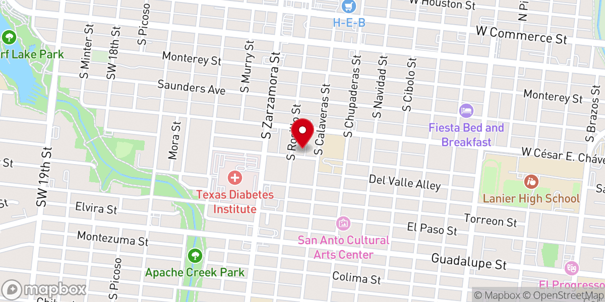 Map showing location of Last Chance Ministries