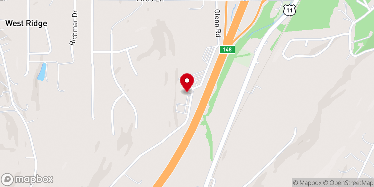 Map showing location of Clearbranch Methodist Church